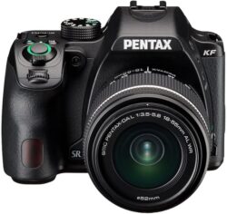 Pentax 1202 KF APS-C digital SLR camera 18-55 WR kit, dustproof weather-resistant vari-angle LCD monitor,black