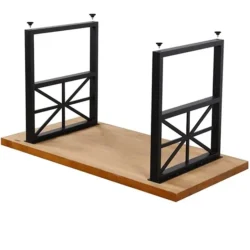 Set picioare masa metal, Homs , Negru,55X72 cm,30689