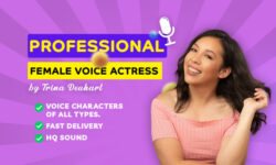 Be your voice actress or record your voice over